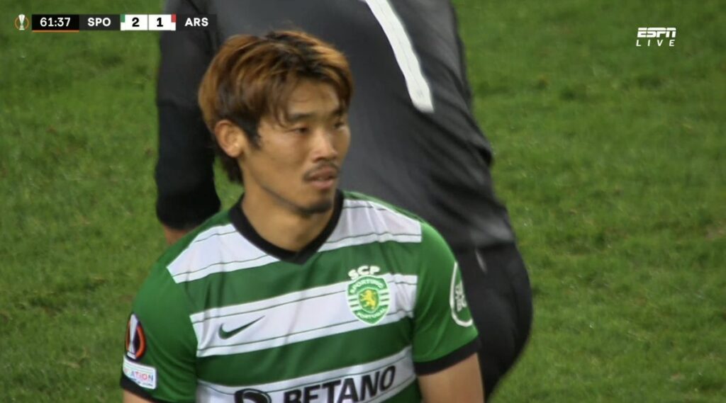 Hidemasa Morita scored an own goal-min