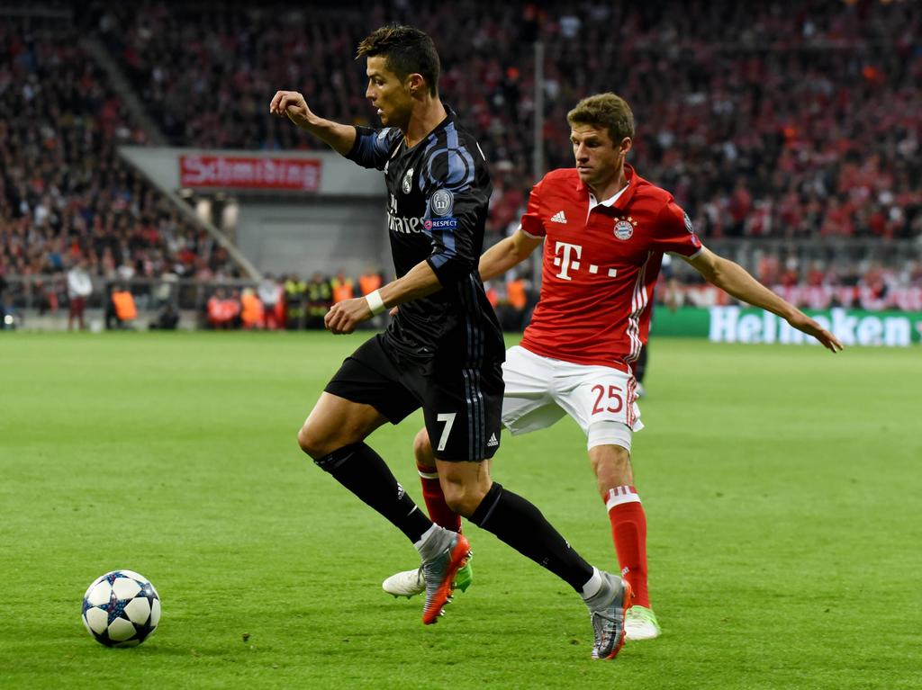 Muller against Ronaldo