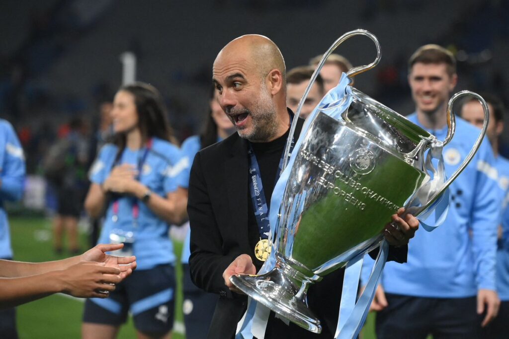 Pep Guardiola won first UCL title with Man City