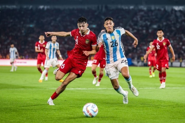 Indonesia beaten by World Cup champions Argentina-min