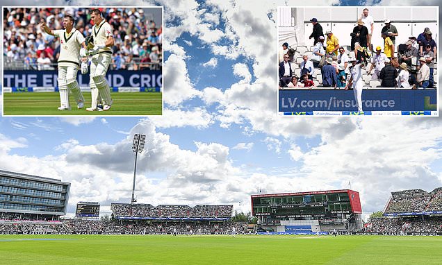 Old Trafford Test is halted