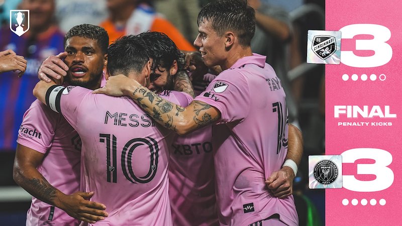 Inter Miami 3-3 FC Cincinnati - Messi assisted twice