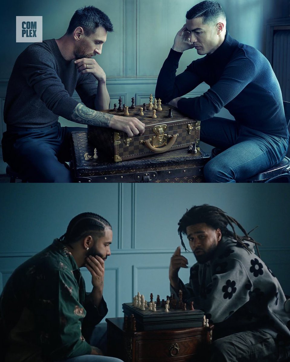 Drake và J.Cole tái hiện bức ảnh nổi tiếng Lionel Messi và Ronaldo trong MV mới nhất