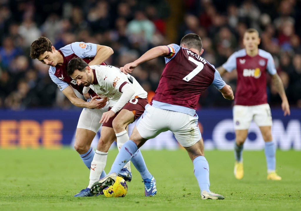 Ngoại Hạng Anh Aston Villa 1-0 Man City: ĐKVĐ thua 4 trận liên tiếp