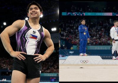 Carlos Yulo của Philippines chìm trong mưa tiền thưởng sau cú đúp HCV Olympic 2024