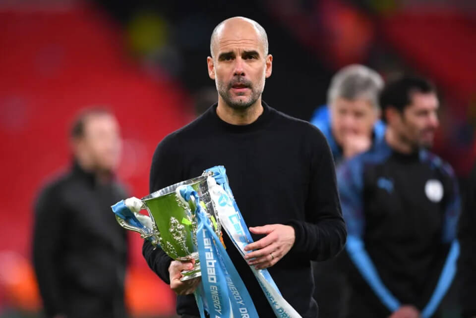 Pep Guardiola o lai Man City