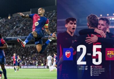 Barcelona và Raphinha lập kỷ lục