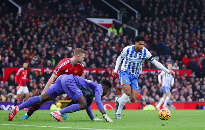 Kết quả vòng 22 Ngoại Hạng Anh Man Utd Brighton 