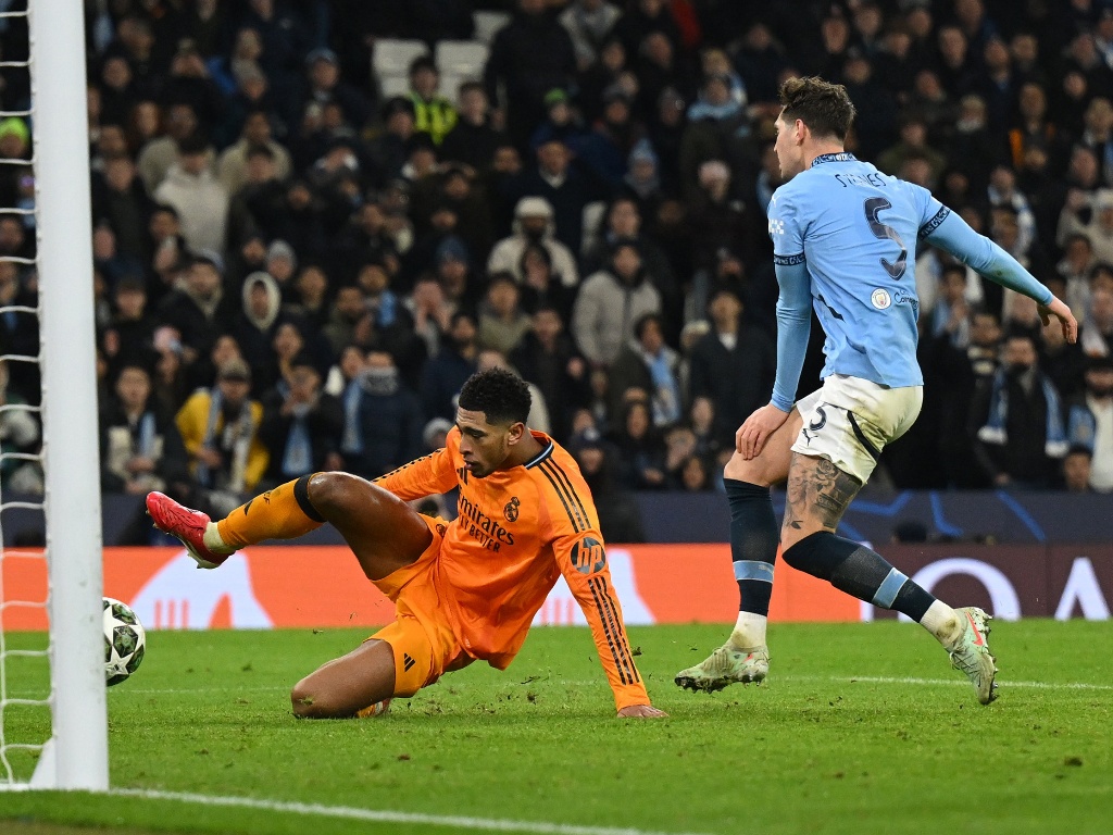 Champions league play-off Man City 2-3 Real Madrid - Bellingham ấn định tỉ số 3-2