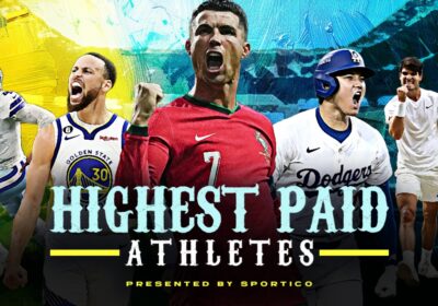 100 VĐV thu nhập cao nhất thế giới: Ronaldo #1, Messi #4