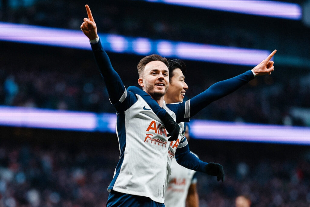 James Maddison ghi bàn duy nhất giúp Tottenham hạ Man United