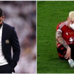 Amorim và Garnacho công kích nhau sau trận thua Tottenham ở Europa League