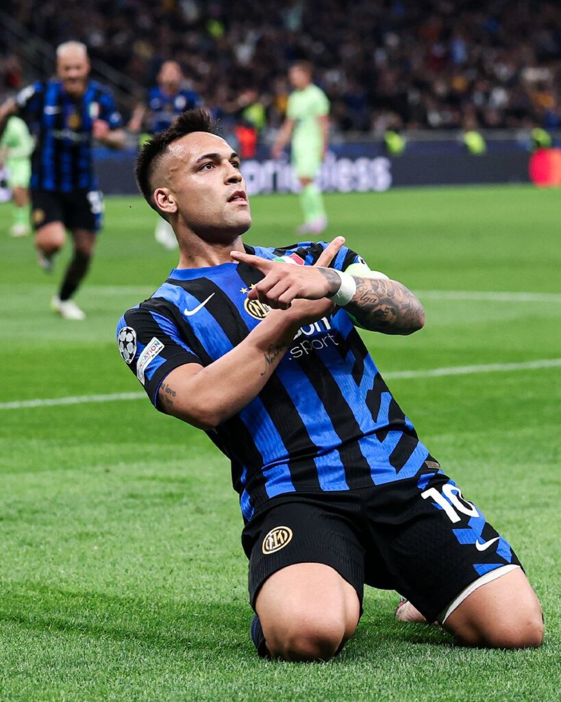 Lautaro Martinez mở tỉ số cho Inter