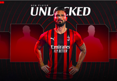 Giroud joined AC Milan