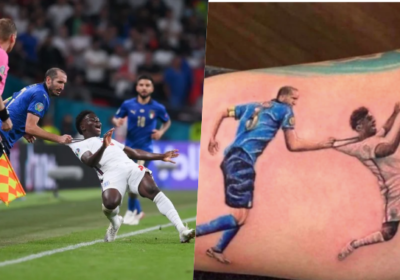 Italian-fan-tattooed-Chiellini-tacked-Saka-moment