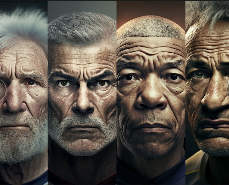 Messi, Ronaldo and more when they are old
