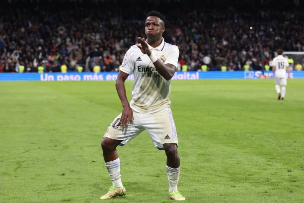 Vinicius Jr scored and celebrated