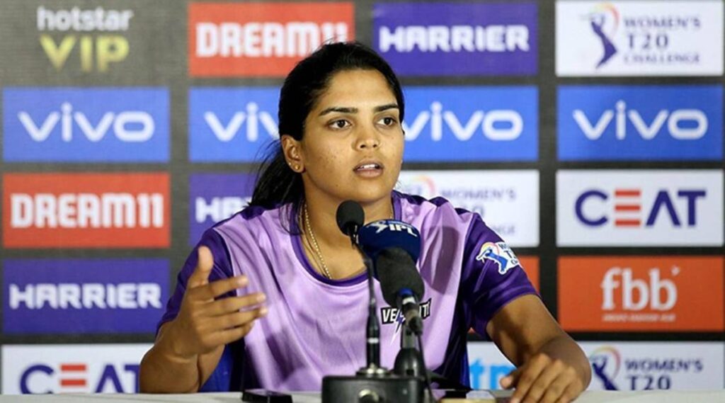 Popular female cricket players in India Veda Krishnamurthy