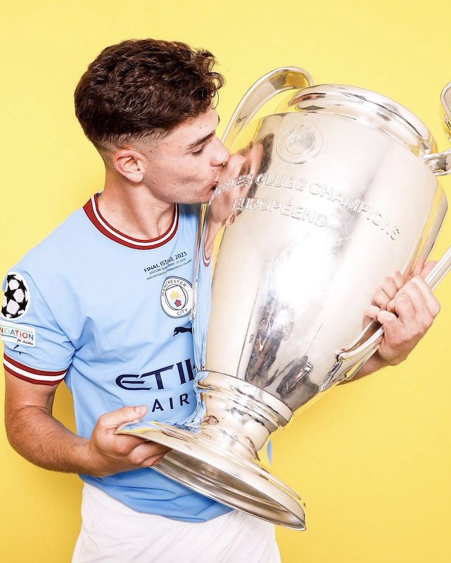 Alvarez won Champions League with Man City