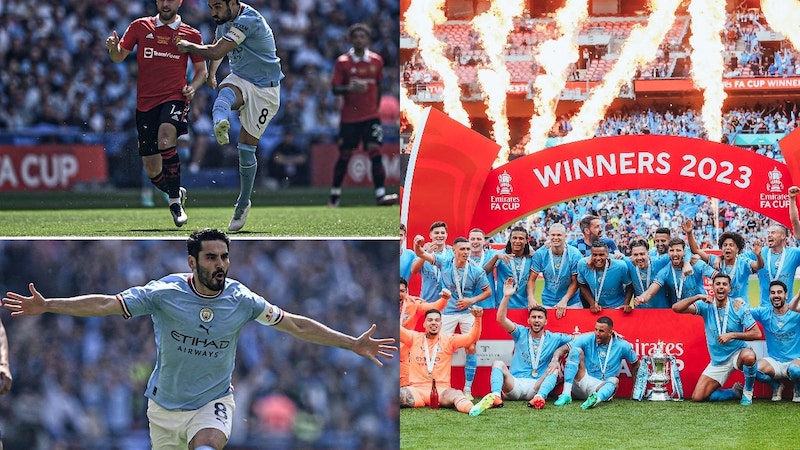 Man City 2-1 Man United - FA Cup Final result
