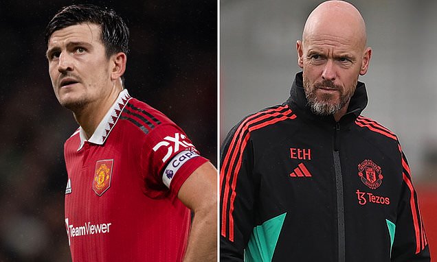 Harry Maguire taken captaincy by Man United boss Erik ten Hag