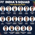 India's squad Asia Cup