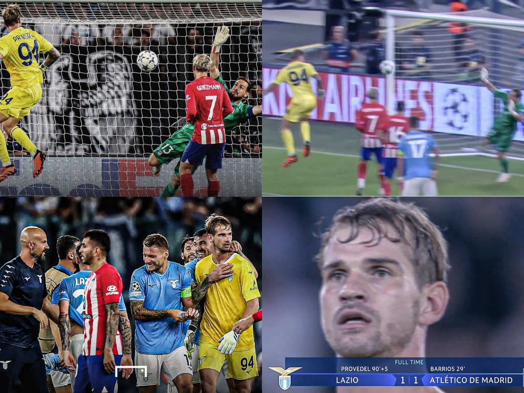 Champions League Highlights - Lazio goalkeeper Ivan Provedel scored stunning last-minute equalizer