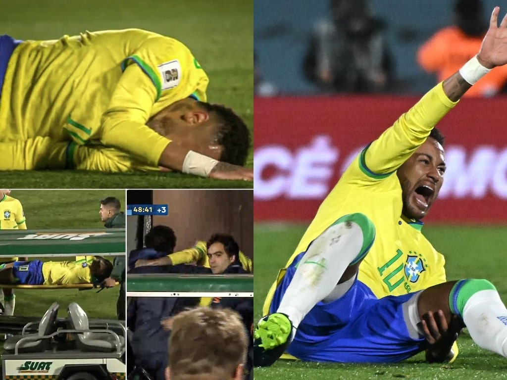 Neymar suffered another brutal injury
