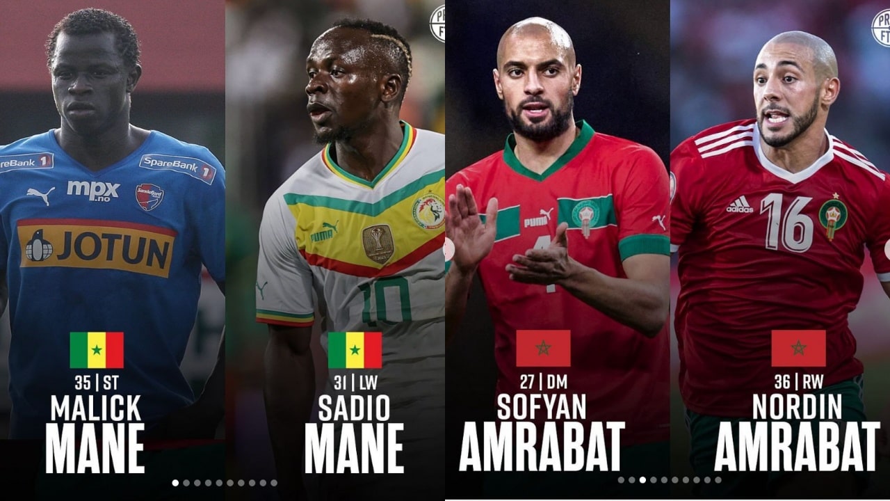 Brothers who play in the international level football