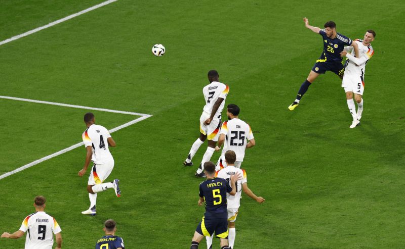 Antonio Rudiger's own goal was the only goal for Scotland in the Euro 2024 opening