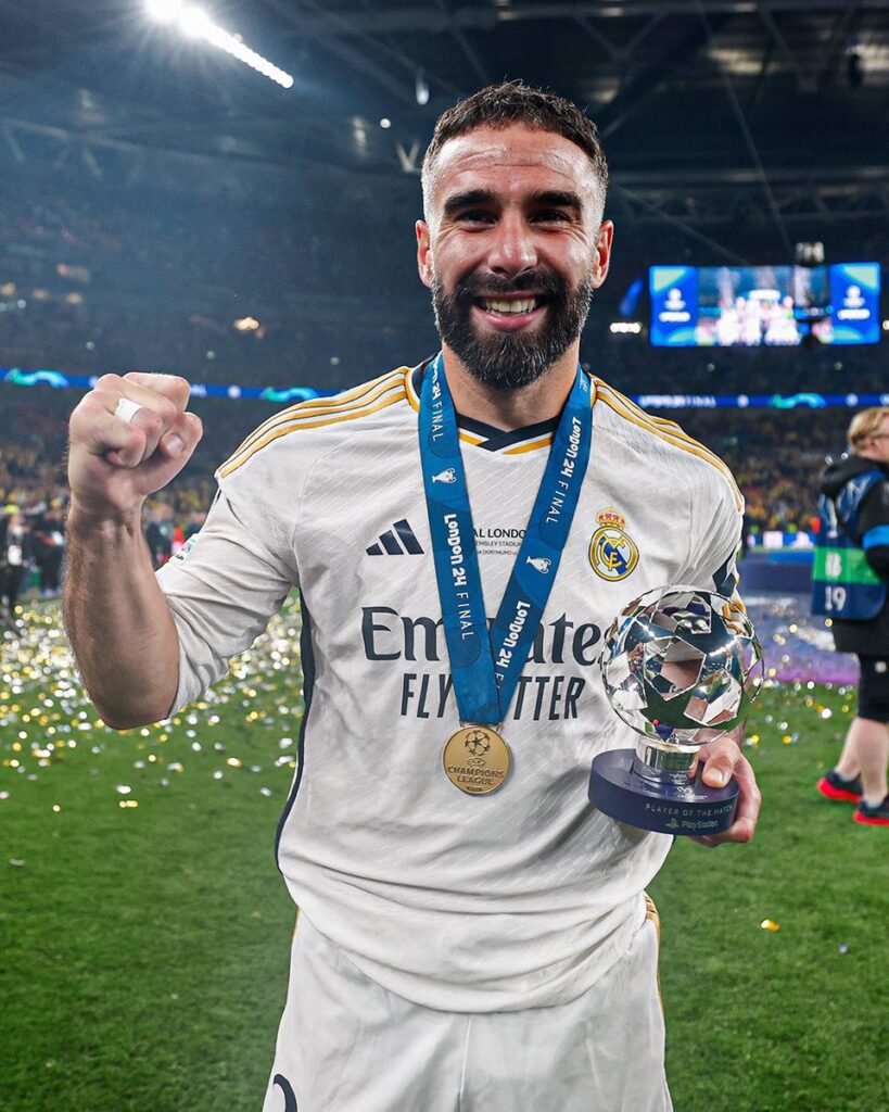 Carvajal is Champions League final man of the match