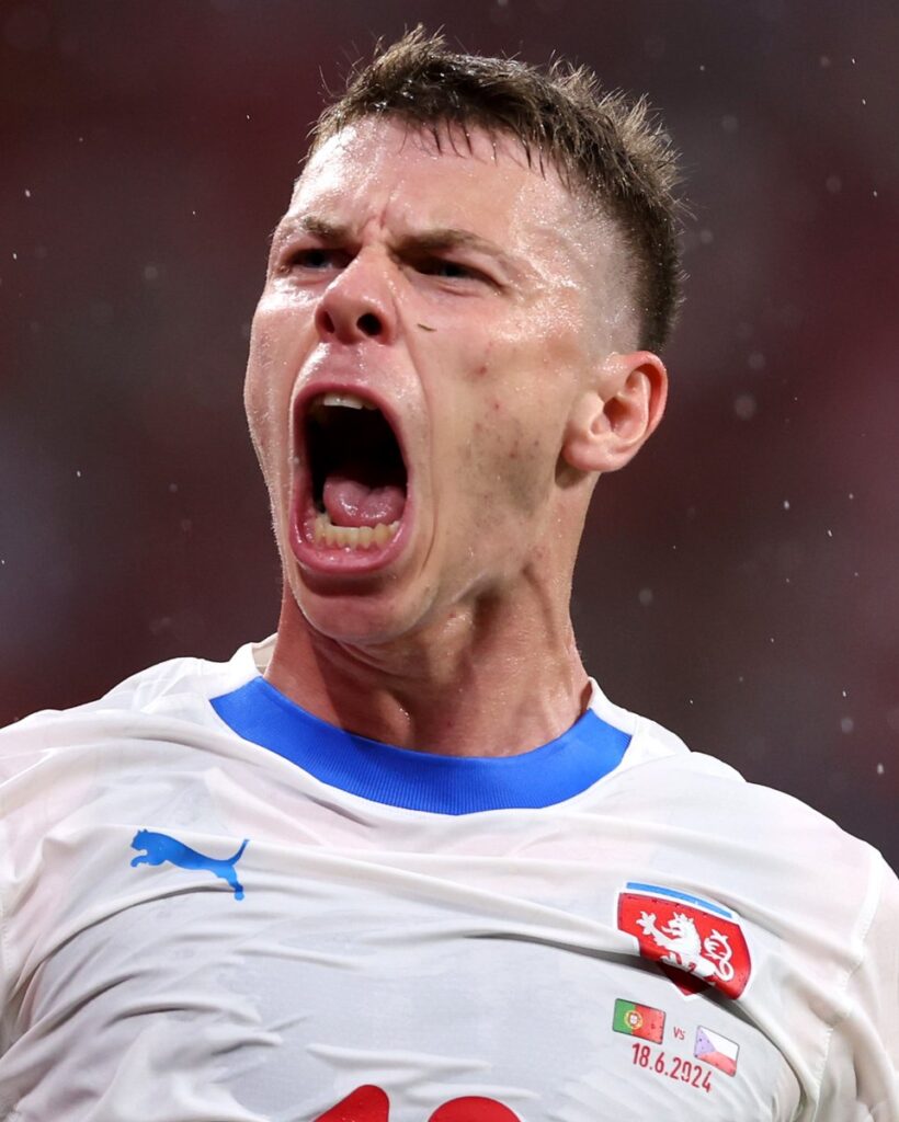 Czech score the opener against Portugal in Euro 2024 Highlights of Group F