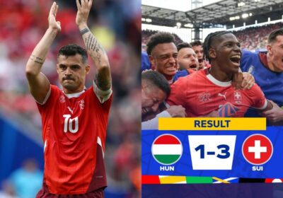 Euro Result - Switzerland beat Hungary at Group A second game