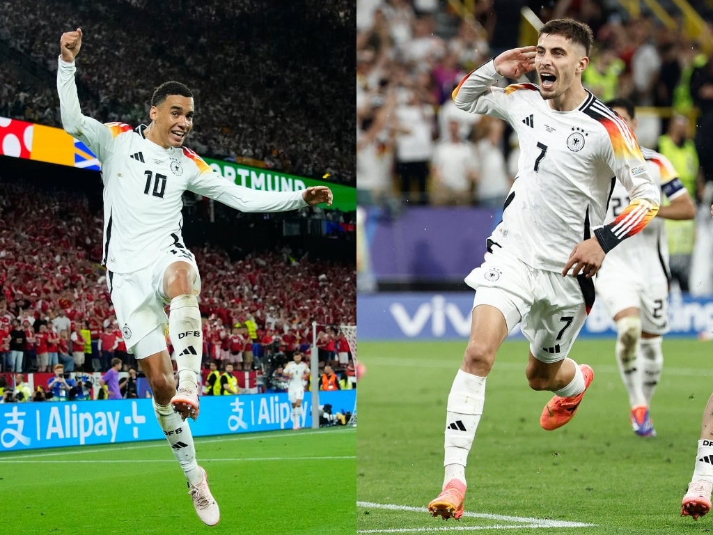 Musiala and Havertz scored in second half as Germany cruised past Denmark