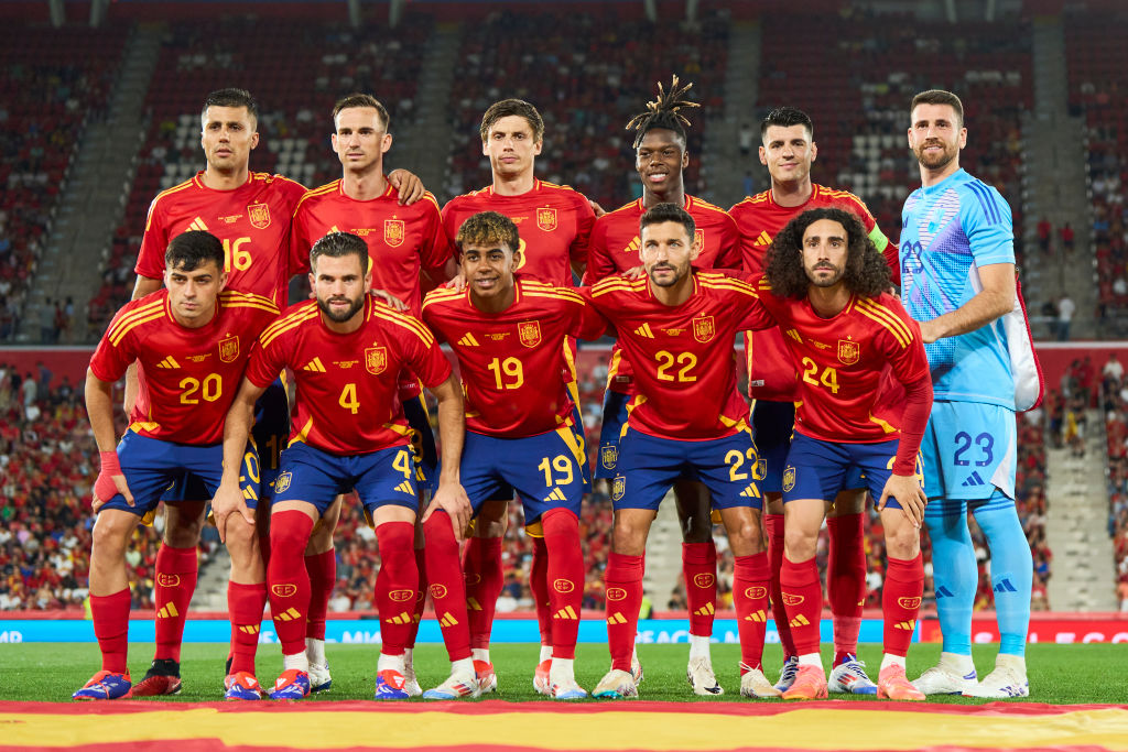 Spain has the smallest squad per average height at the Euro 2024