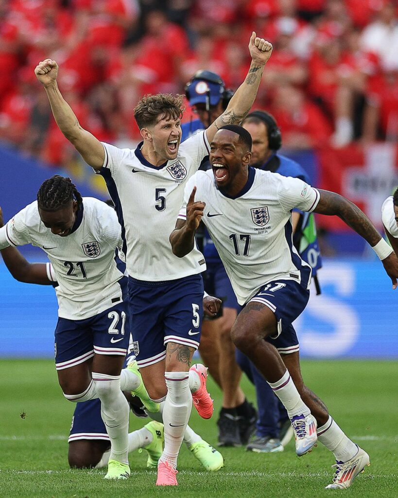 England beat Switzerland on shootout