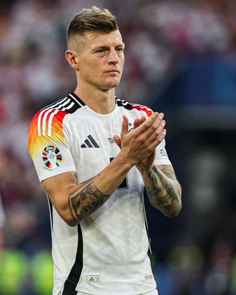 Toni Kroos broken after the defeat at Spain as he will retire from football after the Euro 2024