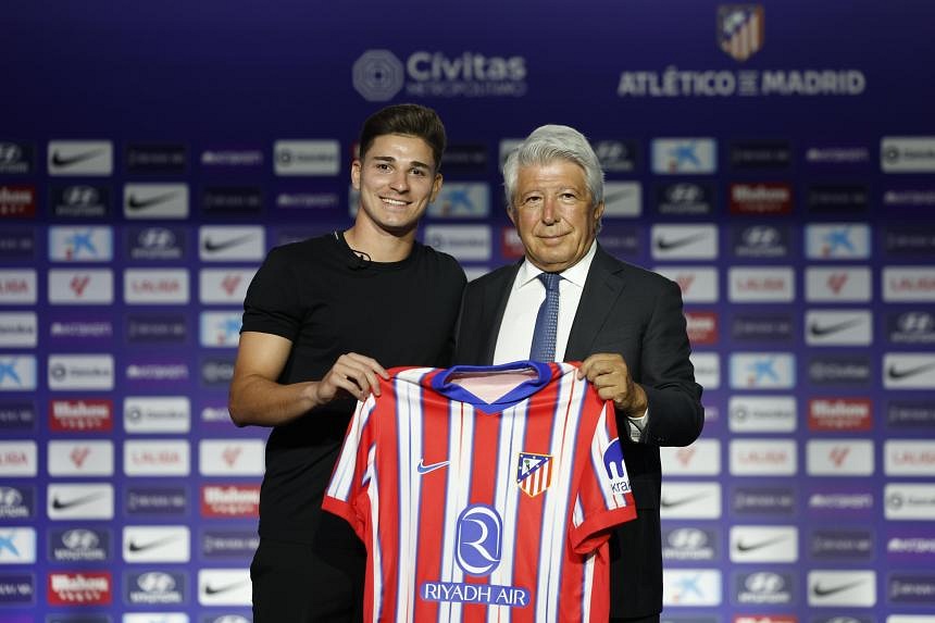 Alvarez joined Atletico Madrid