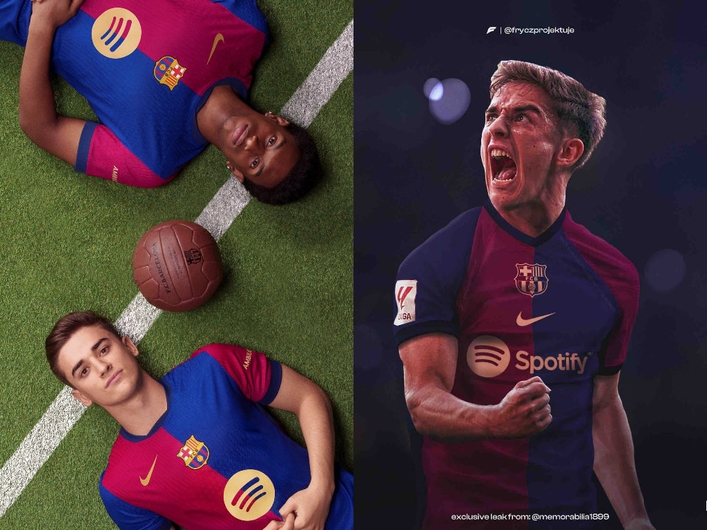 Barcelona's home kit is classic