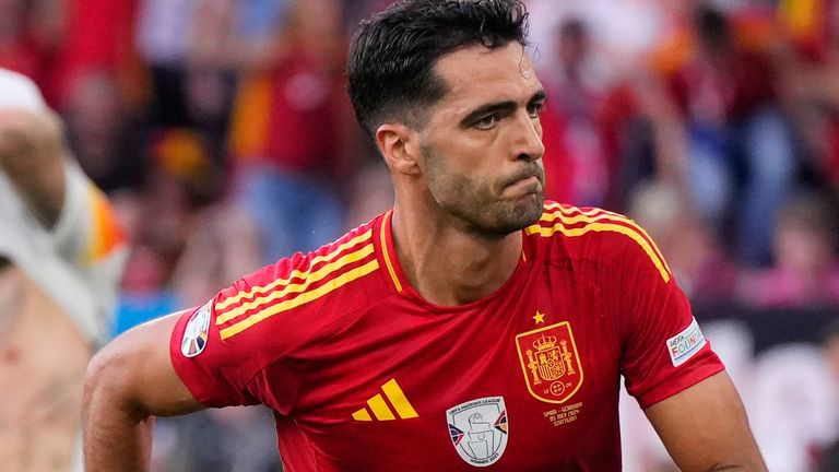 Merino with Spain in EURO 2024