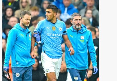 Man City's Rodri out for the season with ACL injury