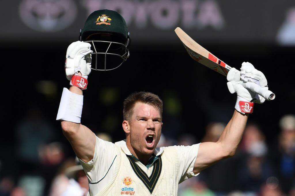 David Warner celebrates a moment during a match in file photo. Cricket Australia lifts Warner's leadership ban after 6 years