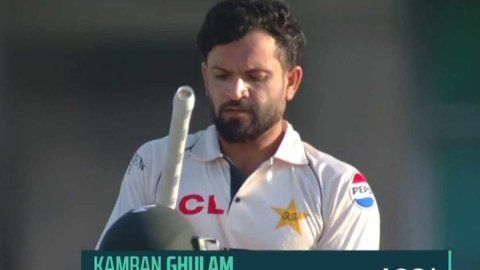 Kamran Ghulam was all focused in his Test debut for Pakistan against England. A Kamran Ghulam century lifts Pakistan against England.