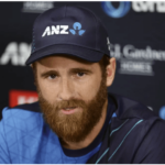 Kane Williamson fields questions in a recent news conference. Expect Williamson to skip second NZ-India Test due to injury.