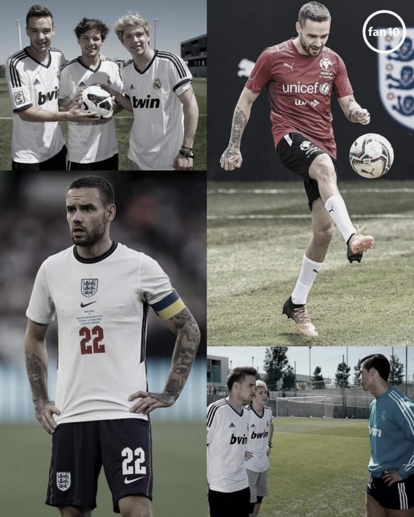 Liam Payne was no stranger to the soccer fans