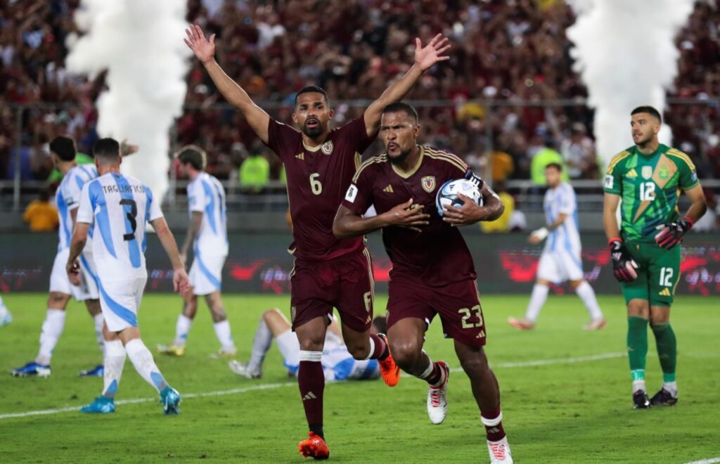 Venezuela equalized to keep a point at home