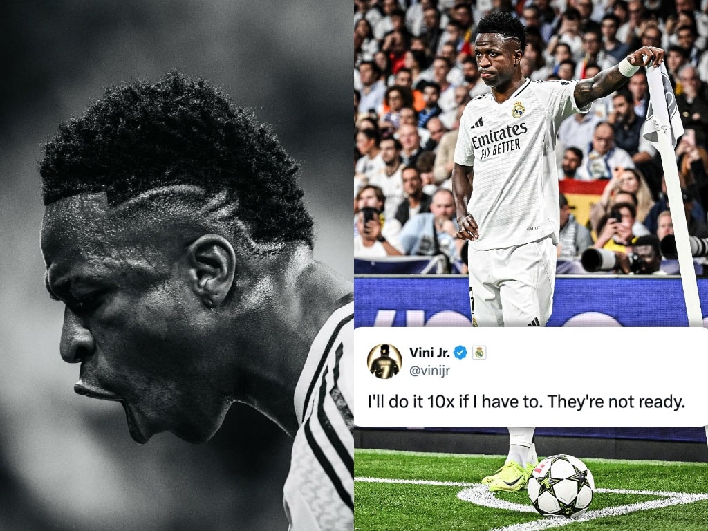 Vinicius Jr posted on X after losing the 2024 Ballon d'Or to Man City Rodri