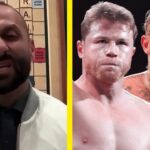 Manager Nakisa Bidarian (left), claims a fight between Canelo Alvarez (middle) against his ward Jake Paul (right) is possible. Canelo, Paul fight 'going to happen,' YouTuber's manager claims