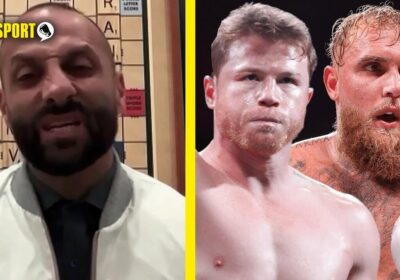 Manager Nakisa Bidarian (left), claims a fight between Canelo Alvarez (middle) against his ward Jake Paul (right) is possible. Canelo, Paul fight 'going to happen,' YouTuber's manager claims