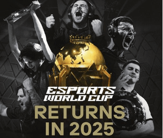 The official Esports World Cup 2025 logo is shown in this file photo. Black Ops 6 set for ESports World Cup 2025